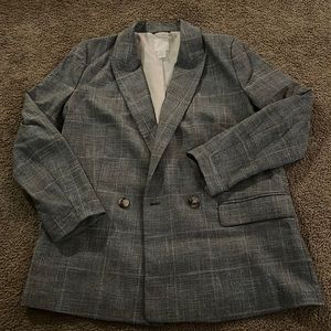Oversized Plaid H&M Blazer